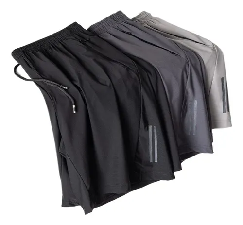 Kit 3 Bermuda Masculina Importada Seda