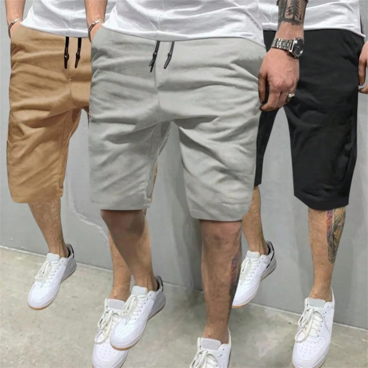 Kit 3 Bermuda Sarja Colorida