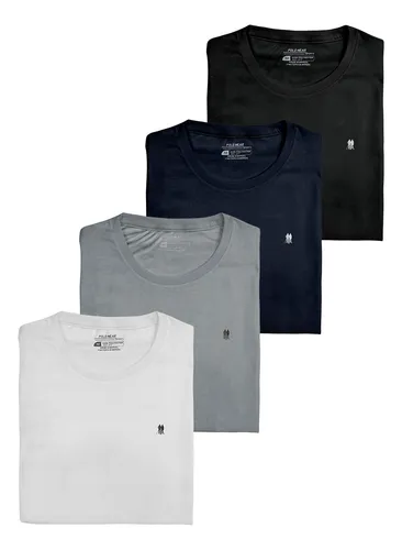Kit 4 Camisetas Esportivas Polo Wear