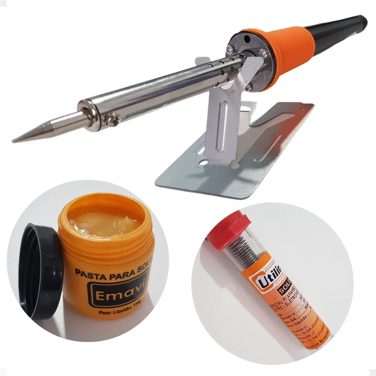 Kit Ferro De Solda Profissional