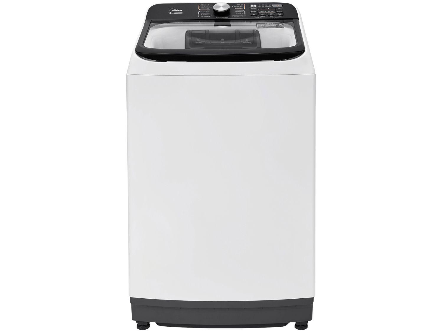 Lavadora de Roupas Midea 13kg Cesto Inox