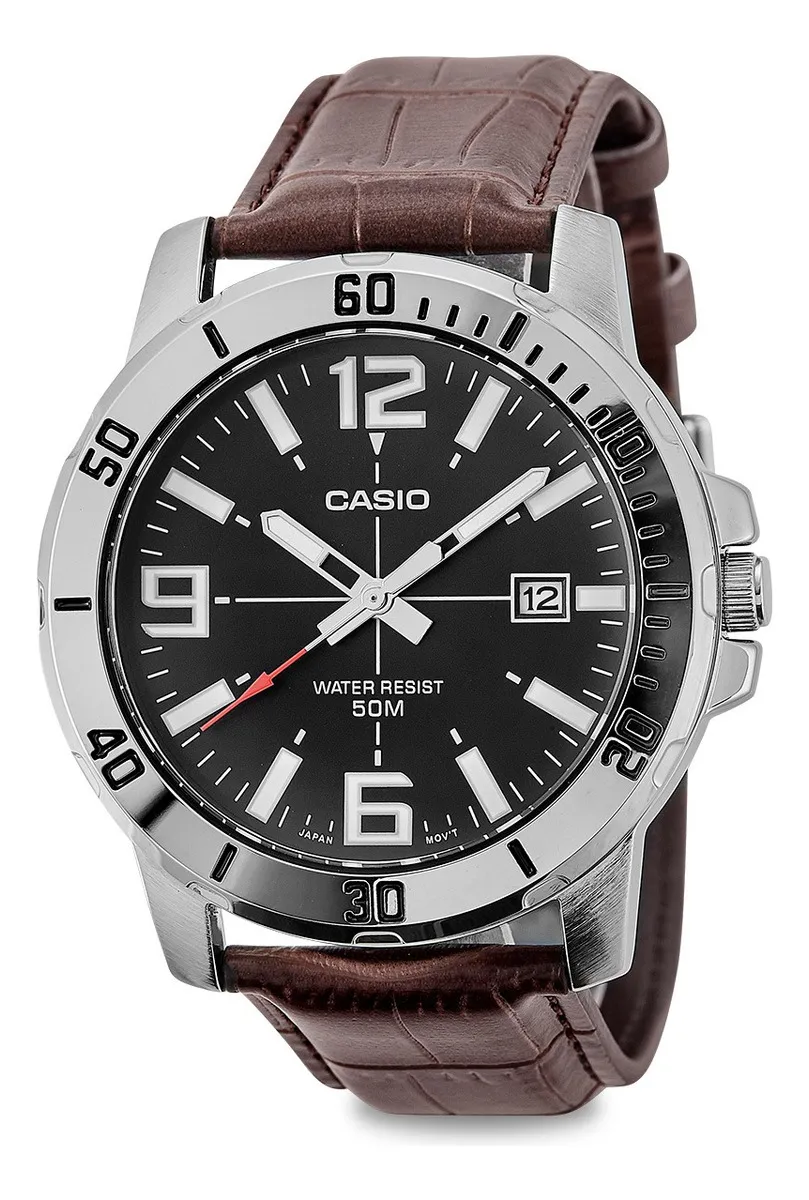 Relógio Casio Masculino Collection Couro