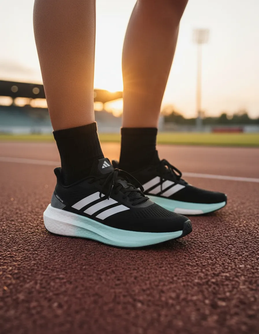 Tênis adidas Boost Run Preto Verde