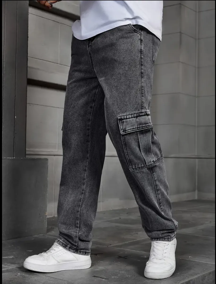 Calça Cargo Masculina Larga Skatista