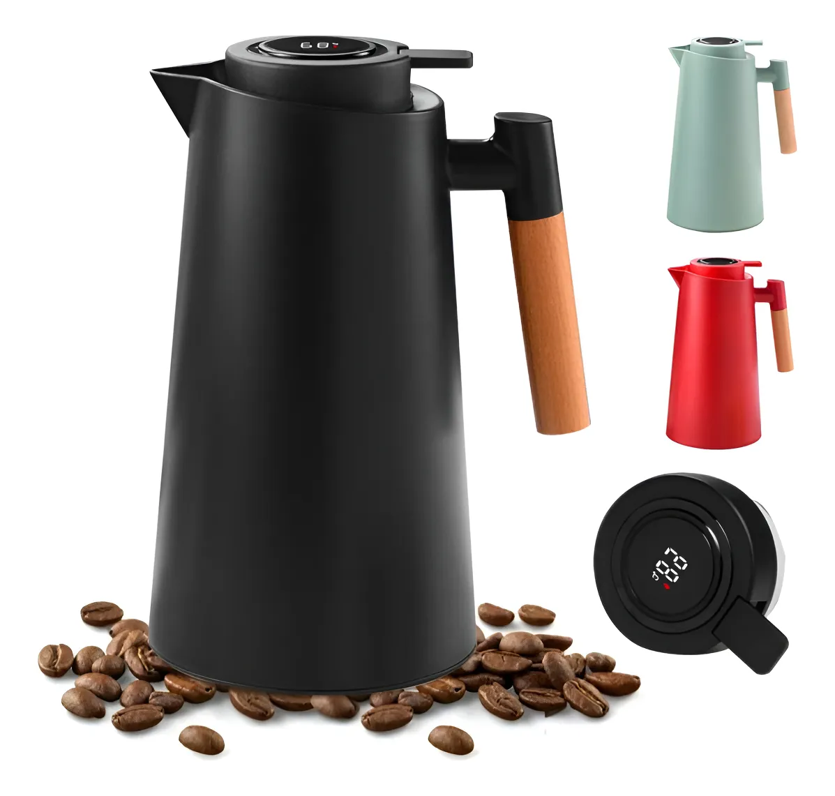 Garrafa Térmica 1 Litro Com Termômetro