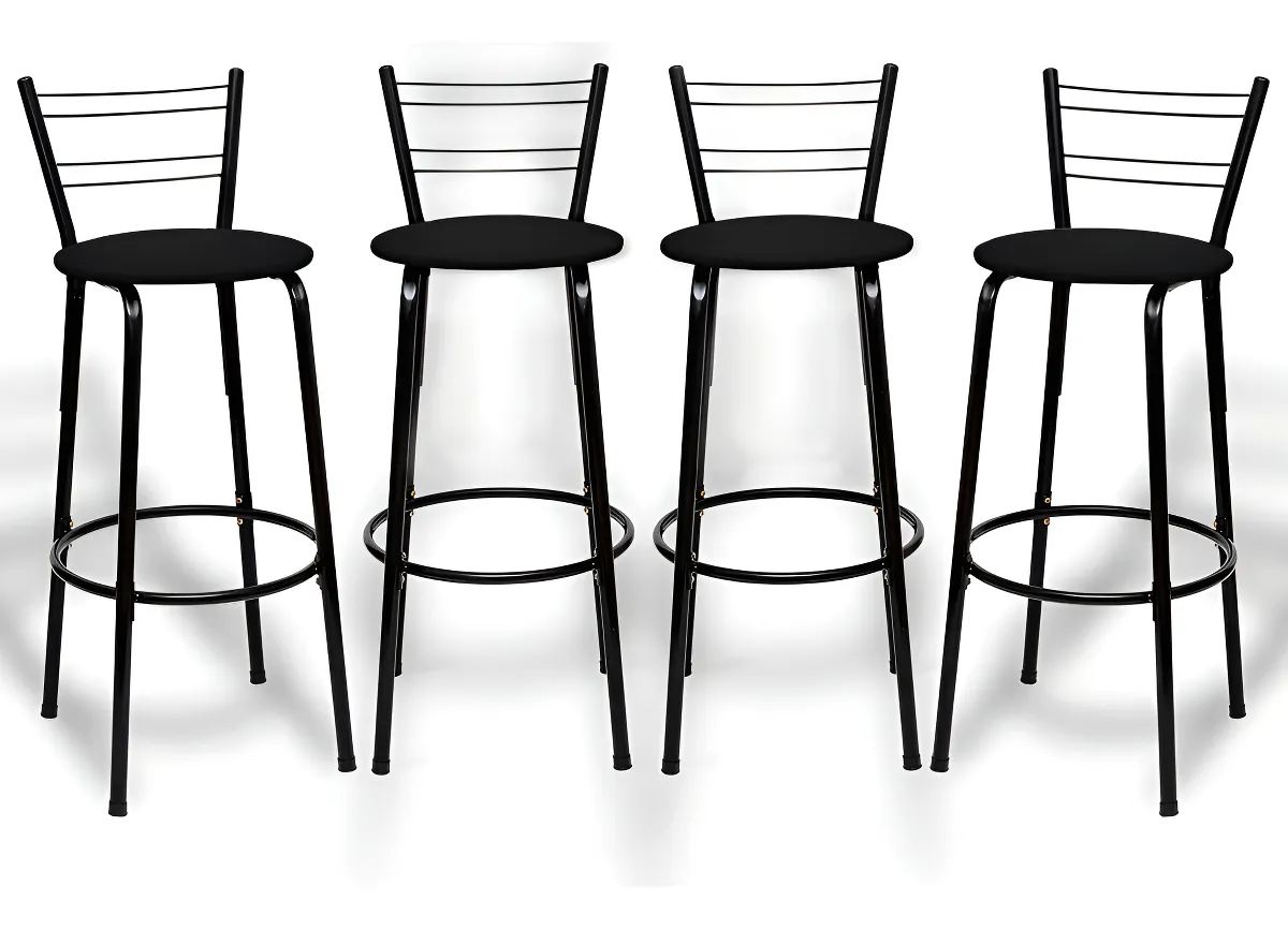 Kit 4 Banquetas Itagold Florida Top