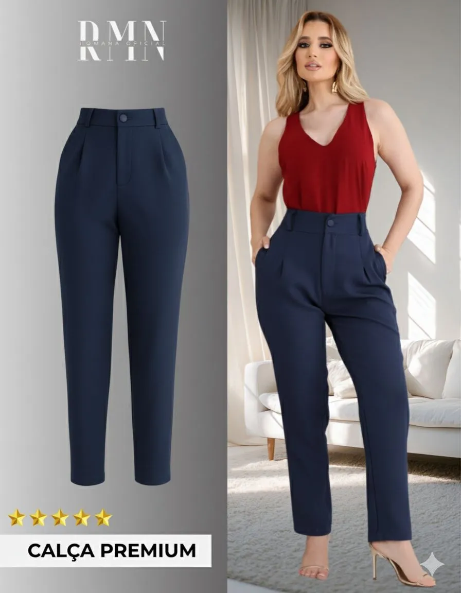 Calça Feminina De Alfaiataria