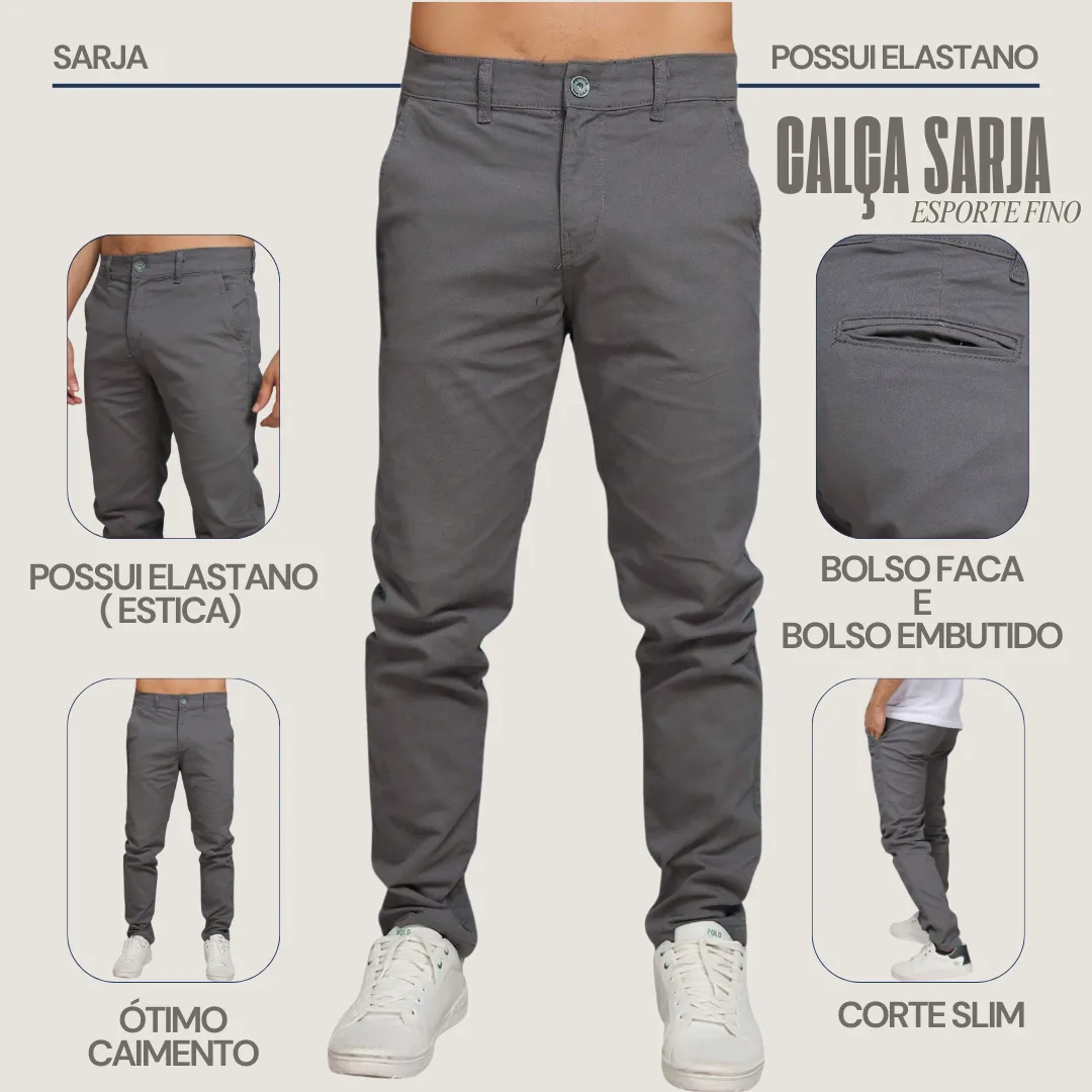 Calça Sarja Masculina