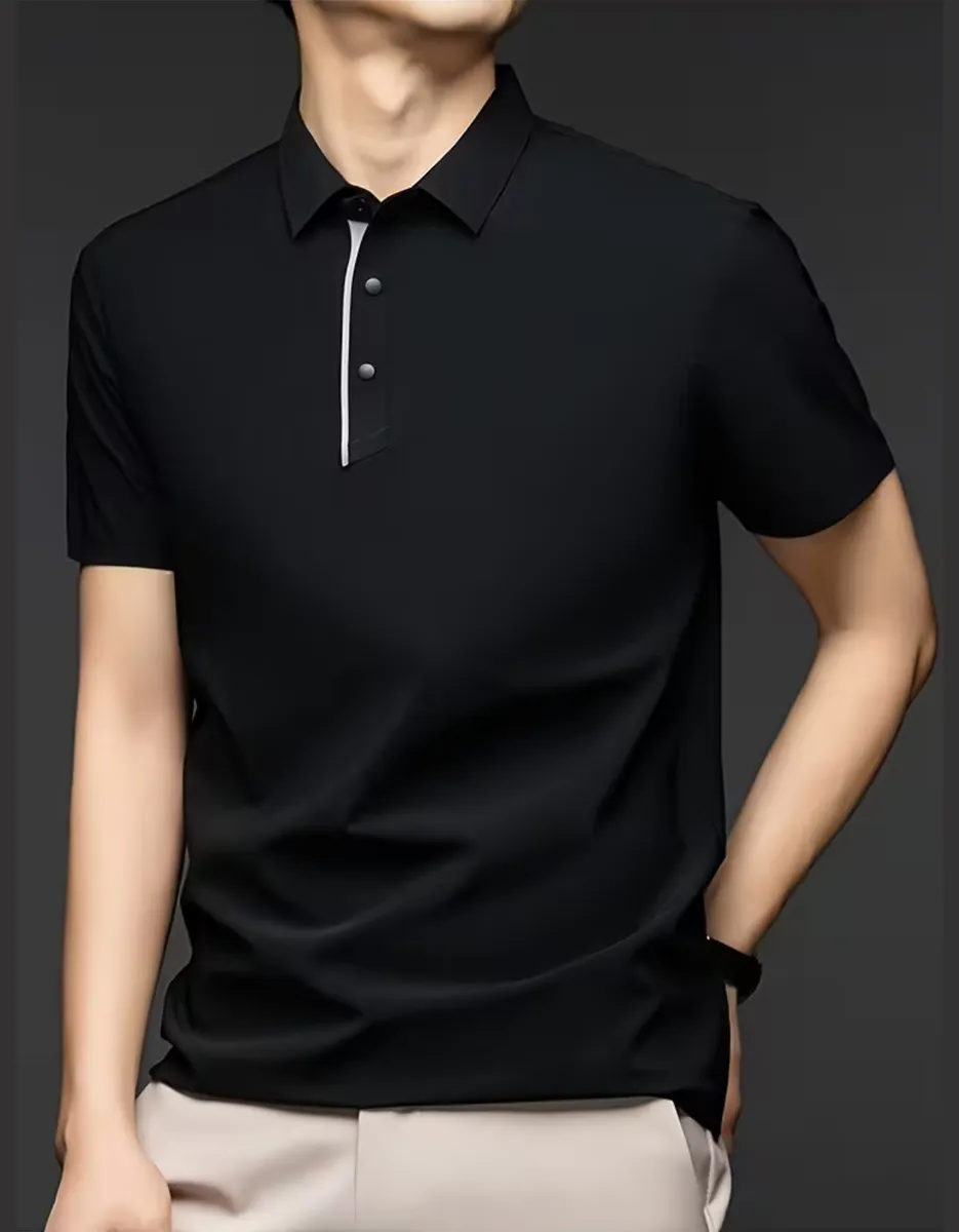 Camisa Polo Masculina Tecido Tech