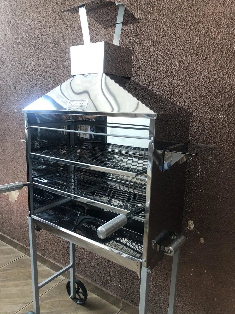 Carrinho Churrasqueira Laurindo’s Espetinho Inox