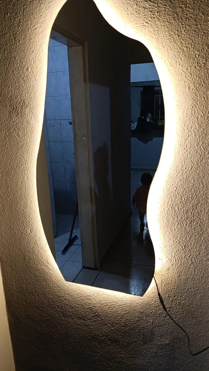 Espelho Orgânico Led Luxo 100×50
