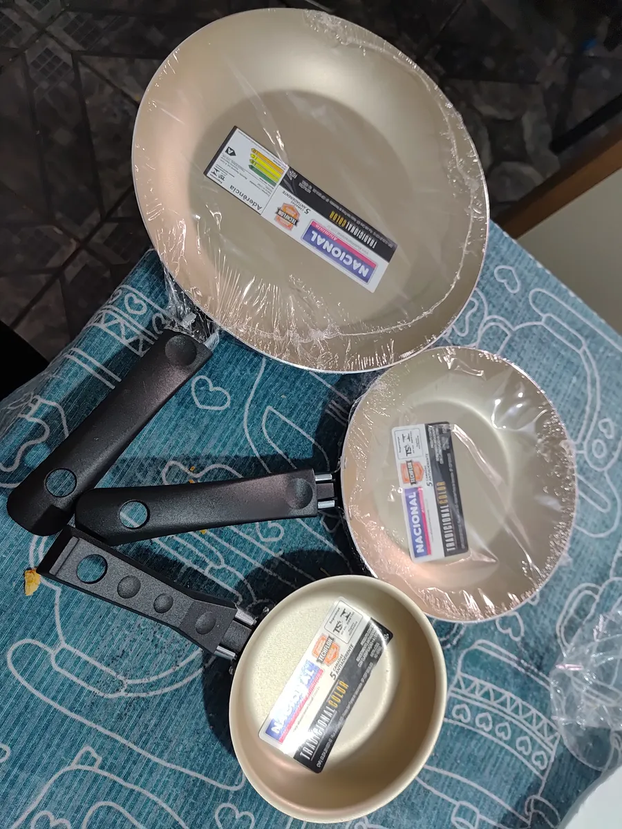 Jogo De frigideiras 3 peças