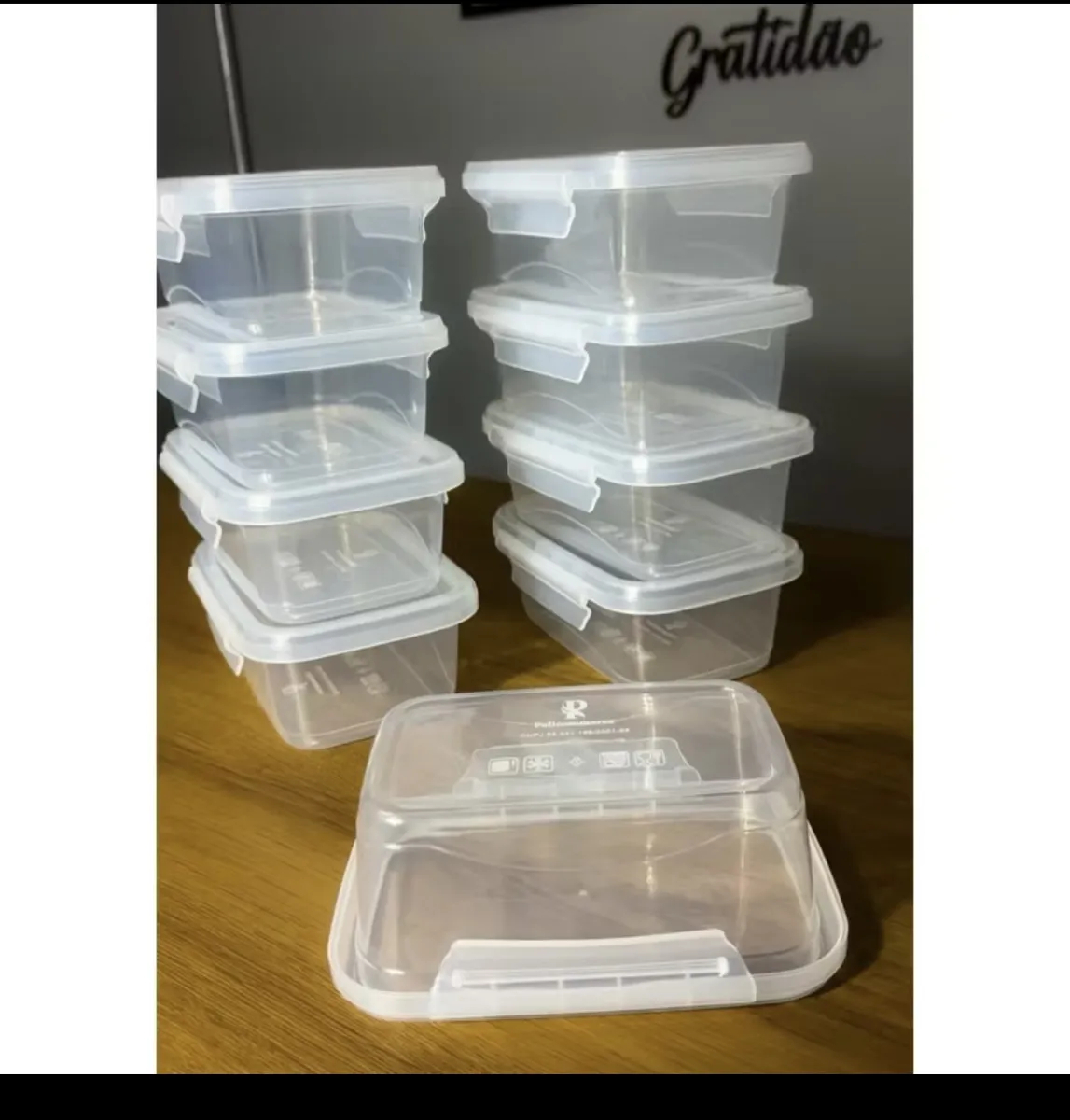 Kit 10 Pote Tampa Trava 750ml