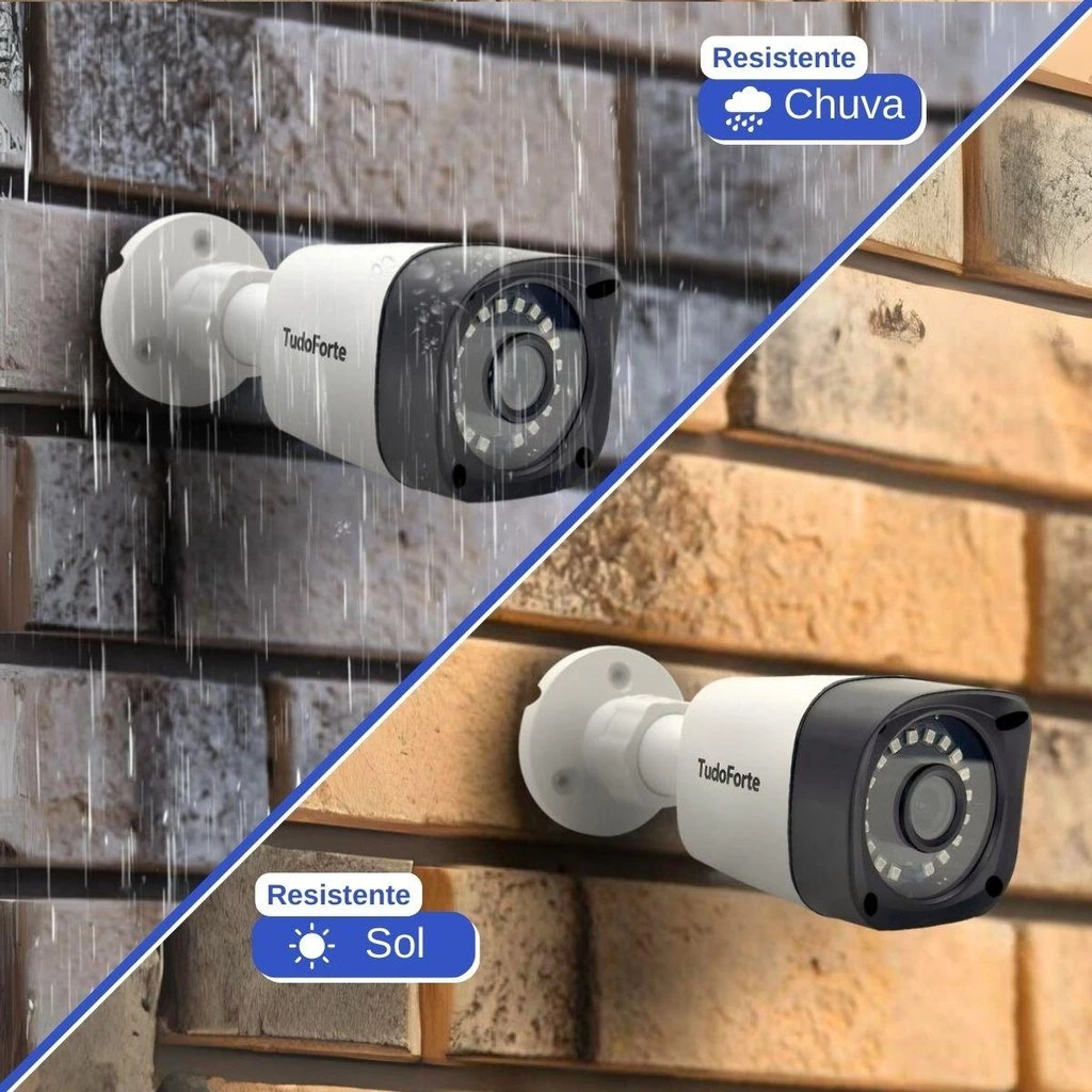 Kit 2 Câmeras de Segurança Full HD