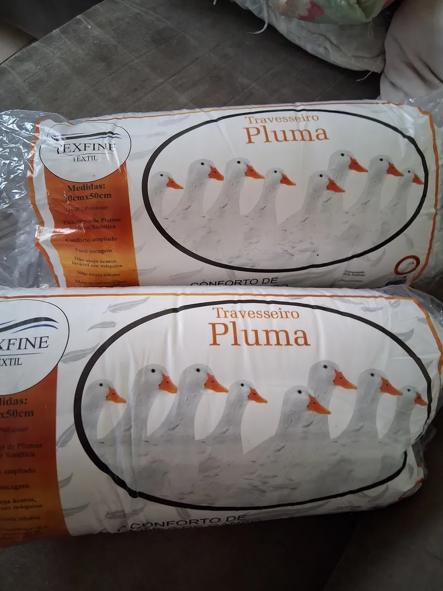 Kit 2 Travesseiros Pena De Ganso