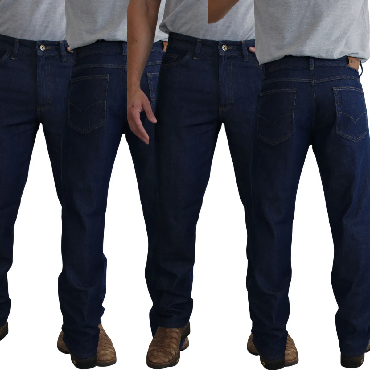 Kit 4 Calças Jeans Atacado Reforçada