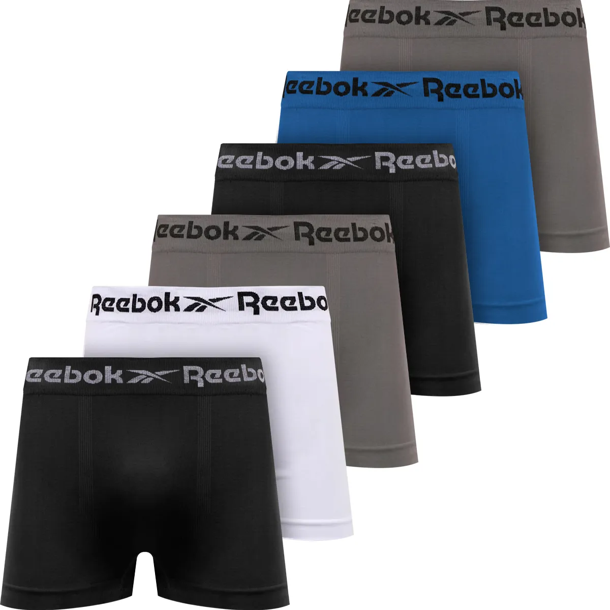 Kit 6 Cuecas Boxer Reebok