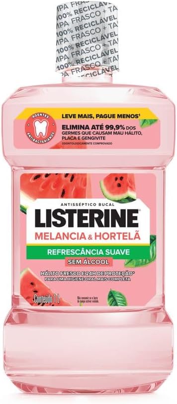 Listerine Sem Álcool 1L