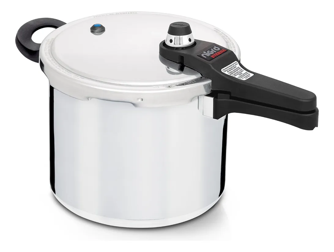 Nigro Panela De Pressão 8 Litros Eterna Polida