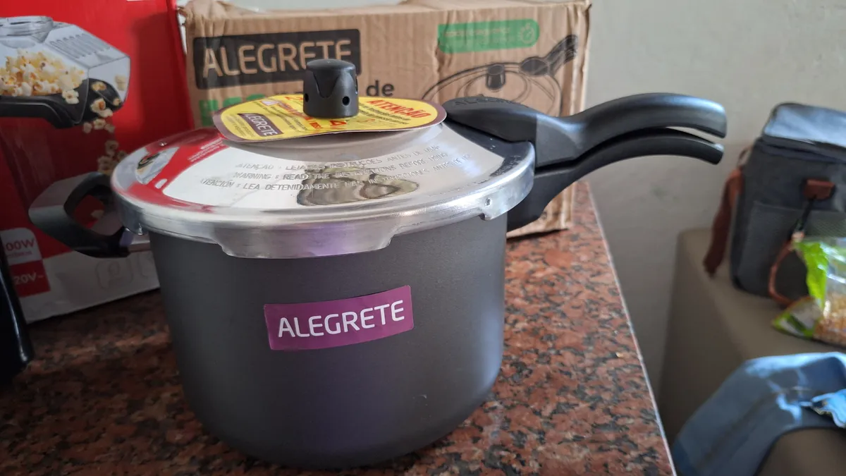 Panela de Pressão 4,5L Teflon Antiaderente