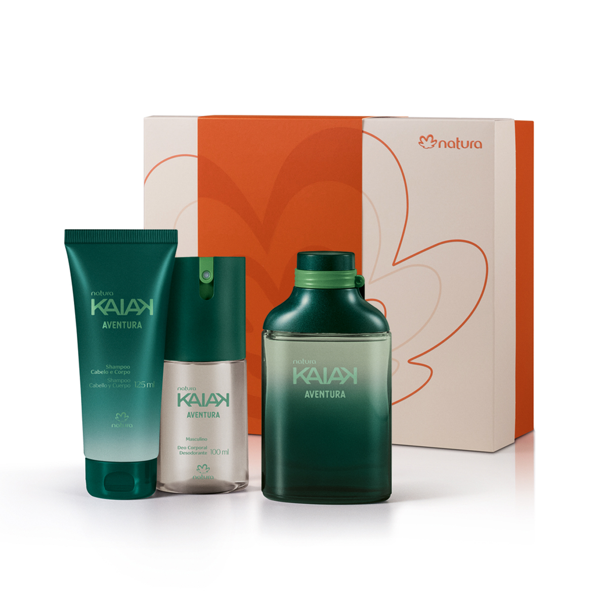 Presente Natura Kaiak Aventura Masculino Completo (3 produtos)