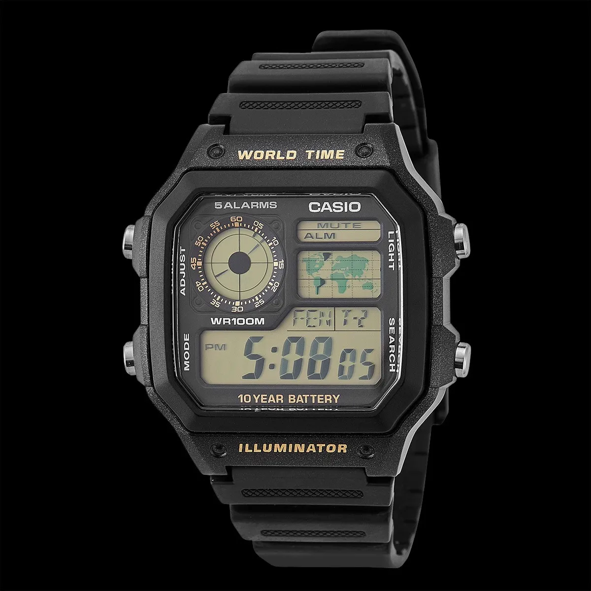 Relógio Casio Masculino AE-1200WH-1B