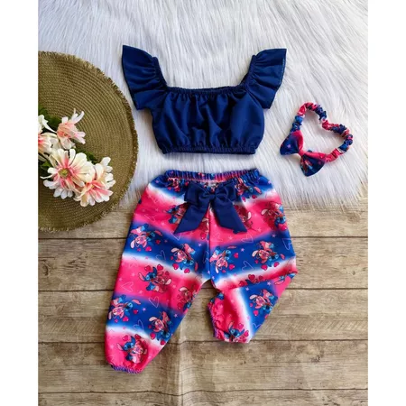 Roupa Infantil Menina Stitch