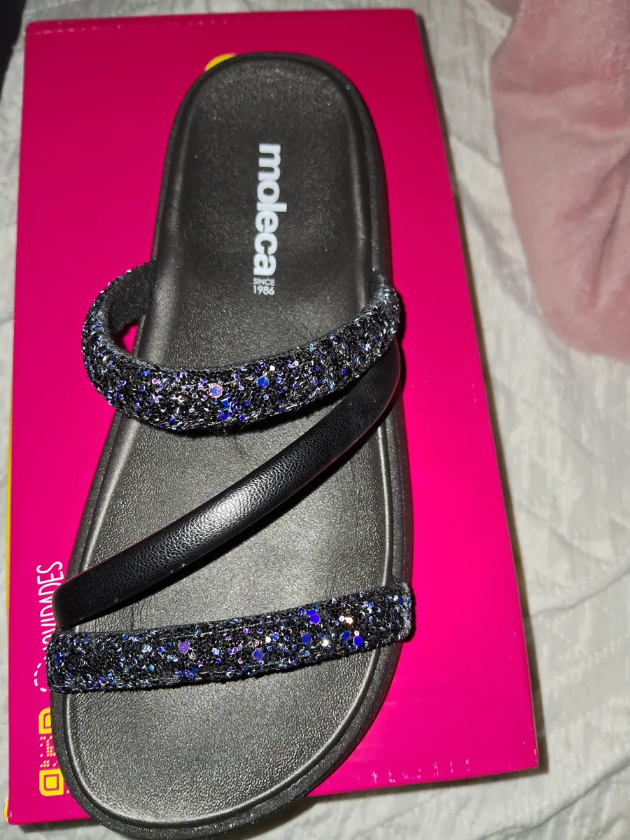 Sandália Feminina Brilho