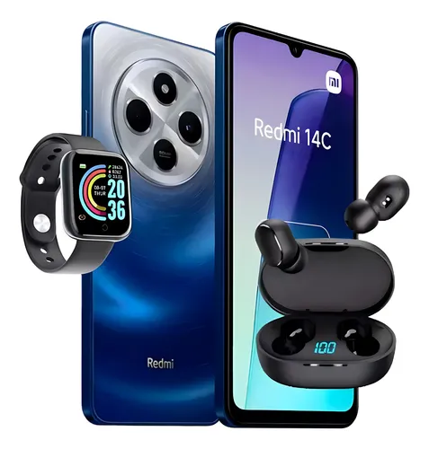 Redmi 14c 8/256gb + Relogio+ Fone Brinde