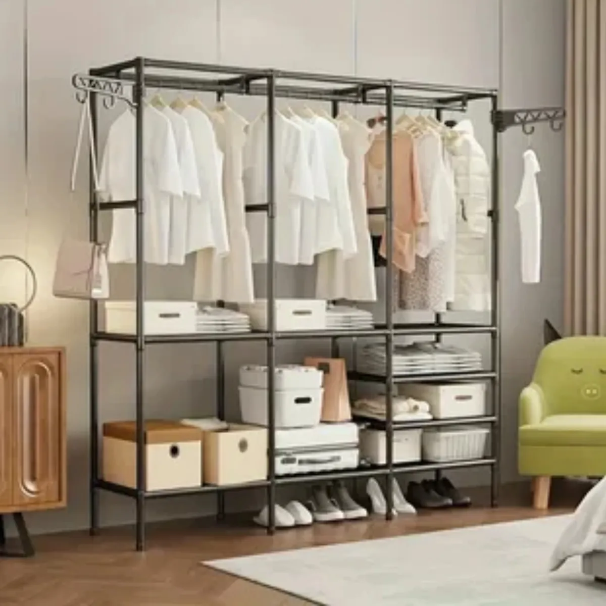 Cabideiro Arara Organizadora De Roupas Closet