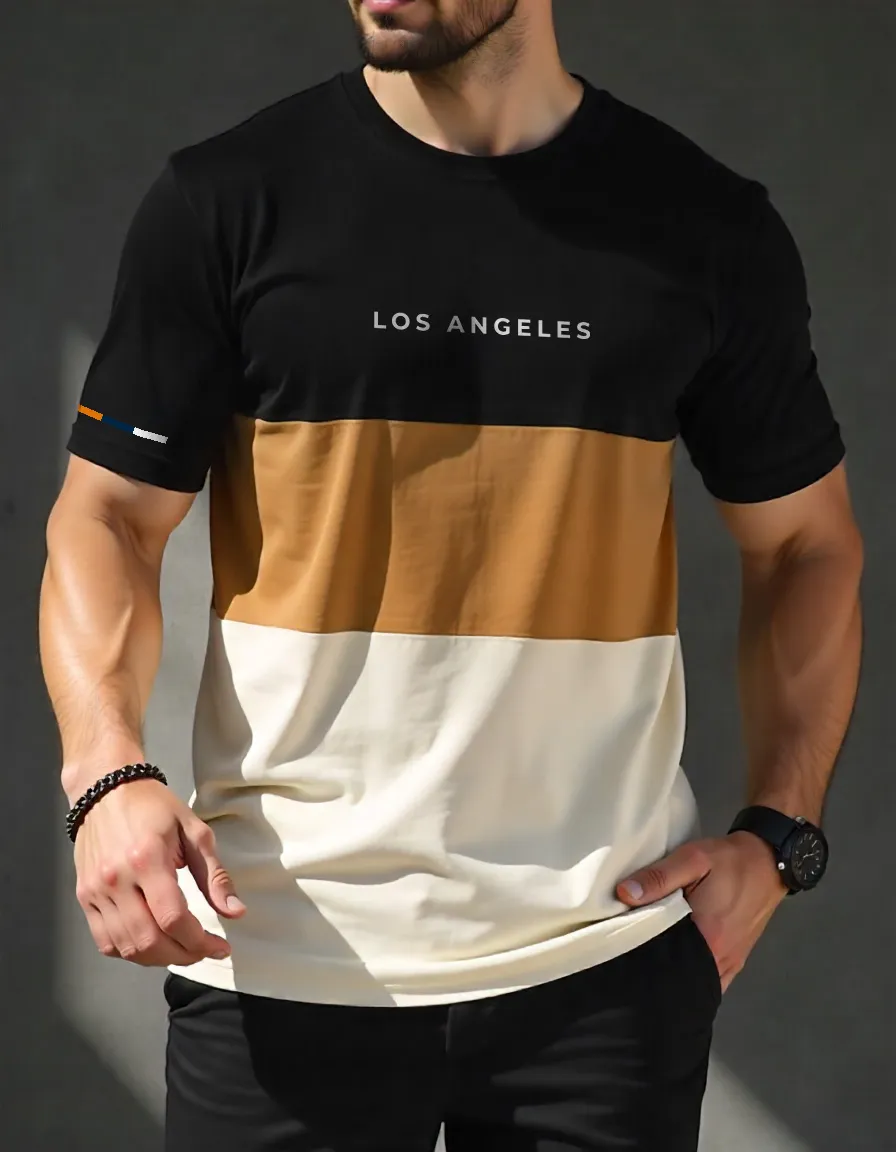 Camiseta Masculina Los Angeles Plus Size