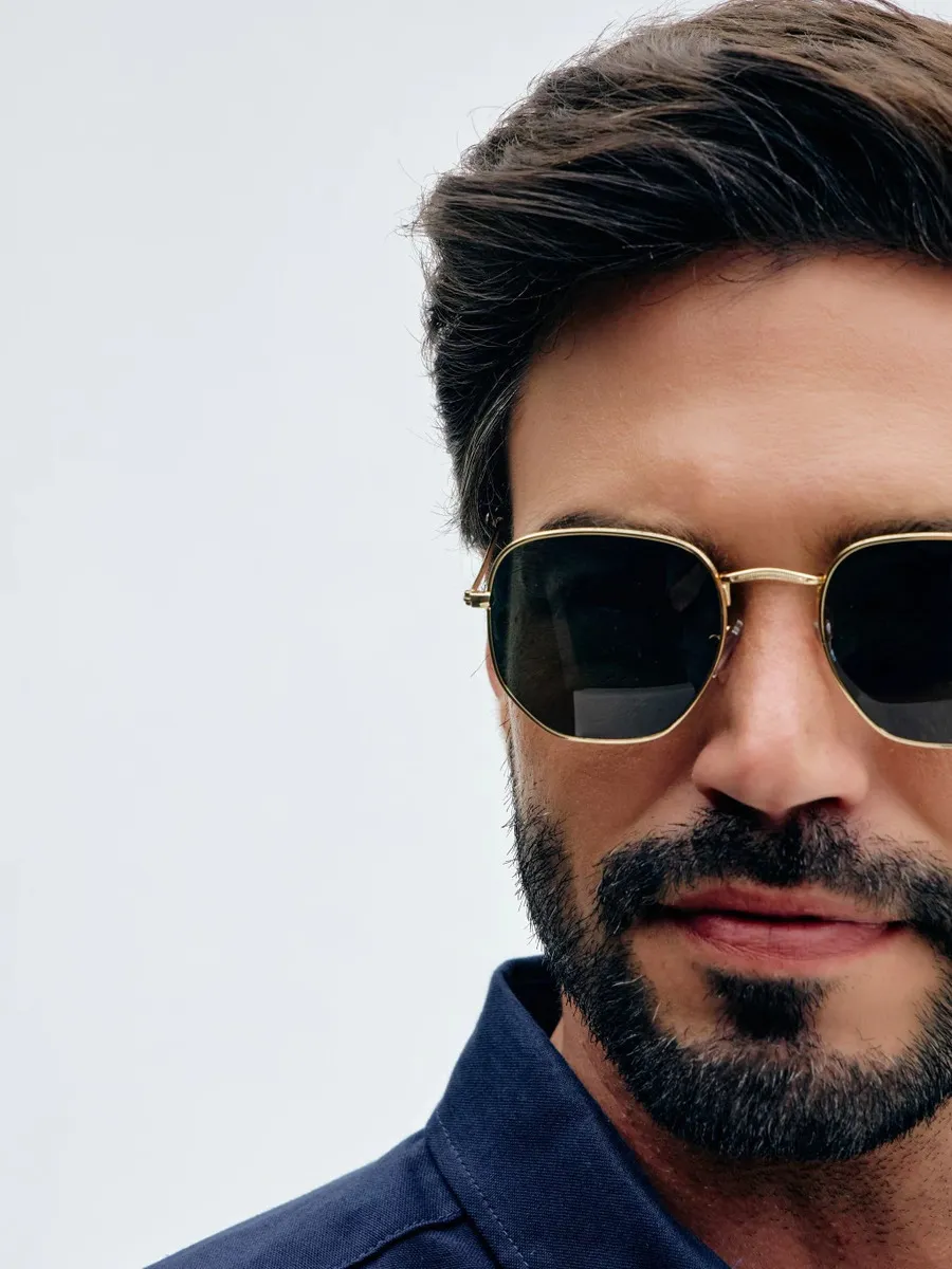 Óculos De Sol Saint Germain Dourado Harbor