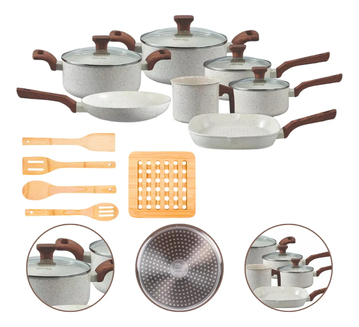 Panelas Indução Mimo Cerâmica 12 Peças