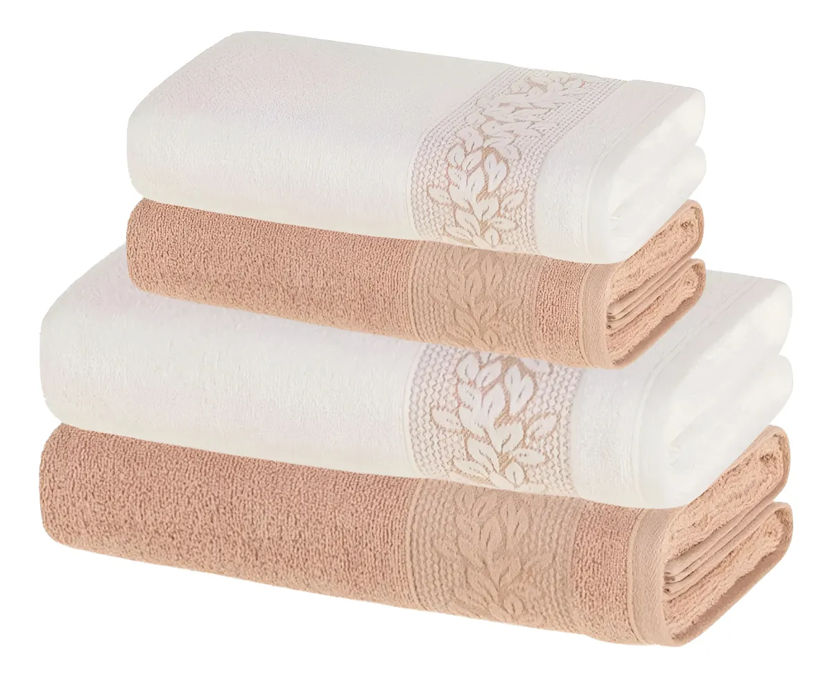 Jogo De Toalhas 4 Pçs Karsten