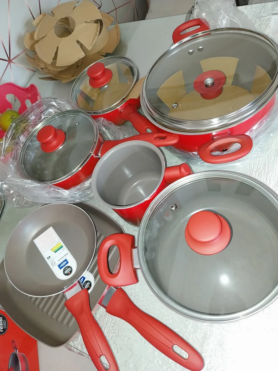 Jogo Panela Antiaderente Brinox Ceramic