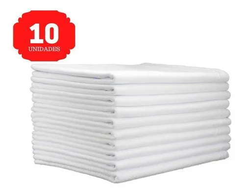 Kit 10 Pano De Prato Liso