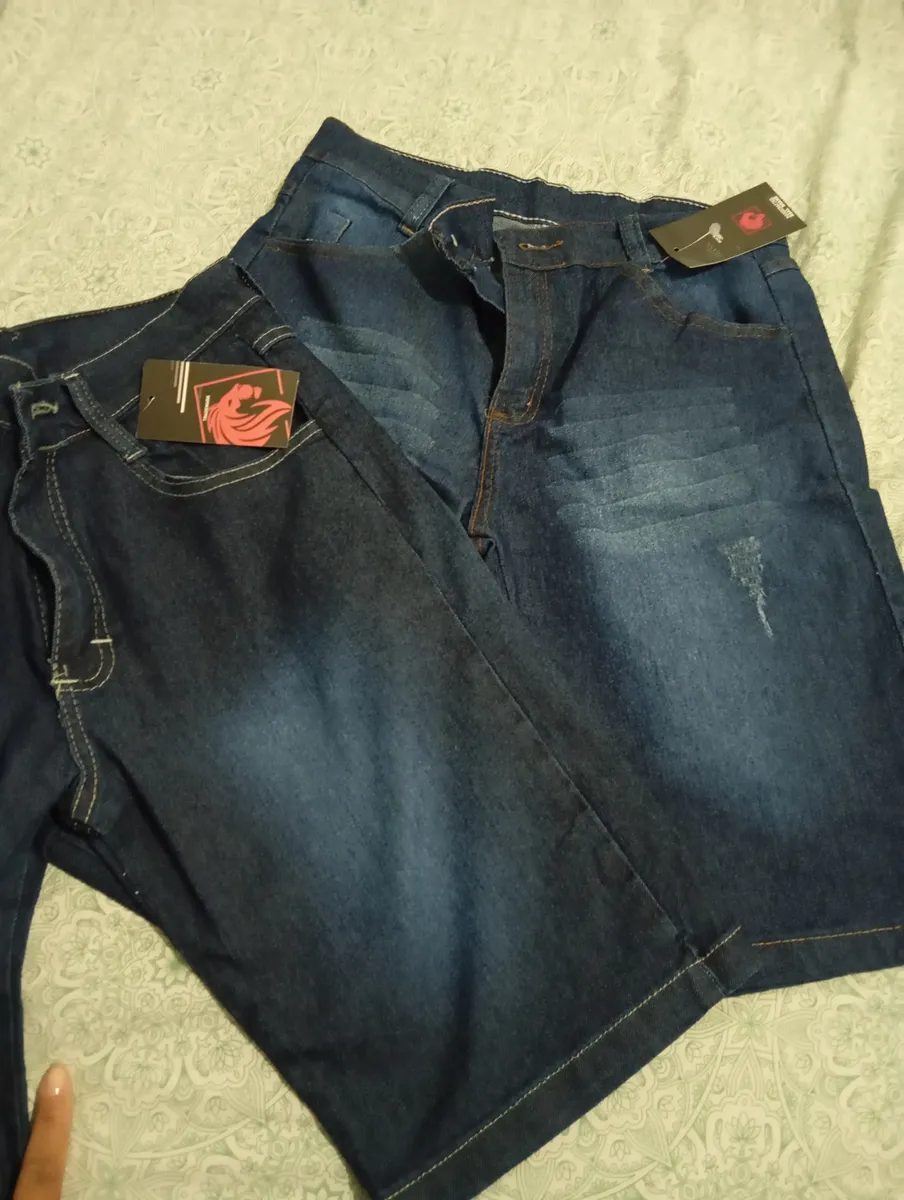 Kit 2 Bermuda Jeans