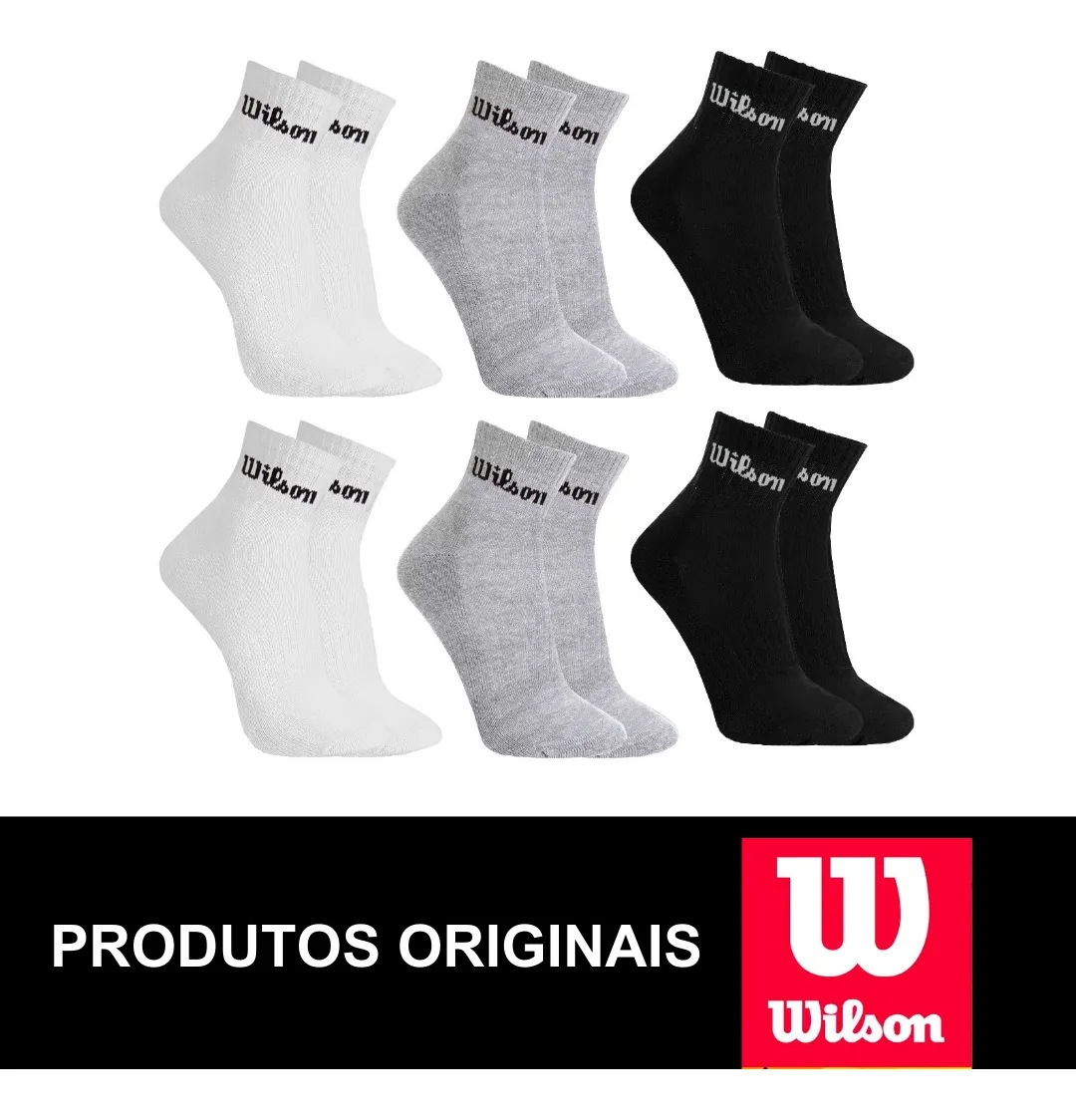 Kit 6 Pares Meias Wilson Cano Médio