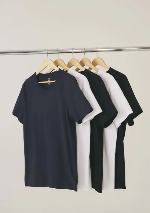 Kit Com 5 Camisetas Hering