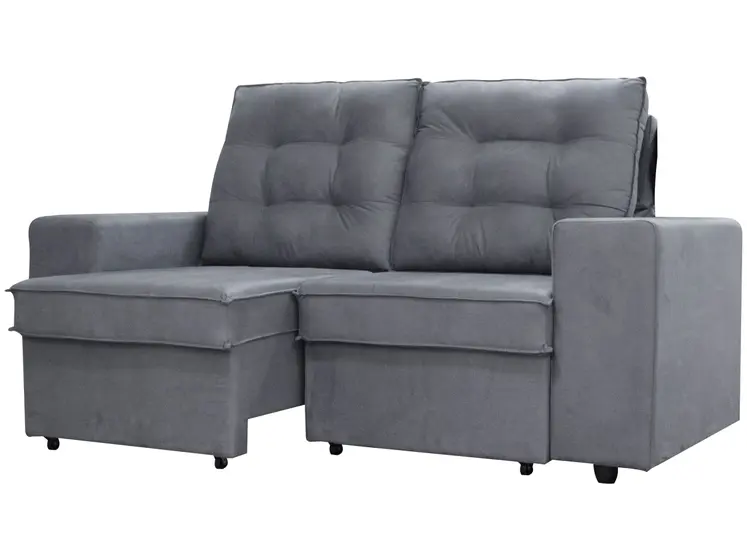 Sofá 2 Lugares Retrátil Reclinável