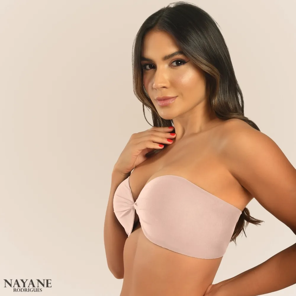 Sutiã Sem Alça Com Bojo Alta Sustentação