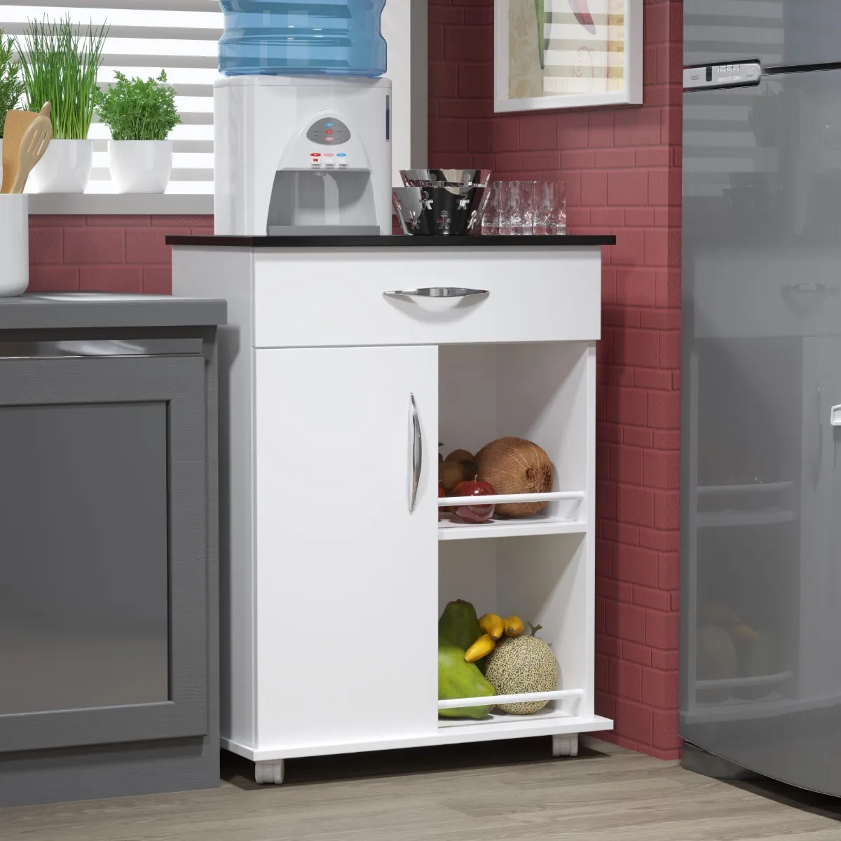 Armário Pequeno Multiuso Microondas