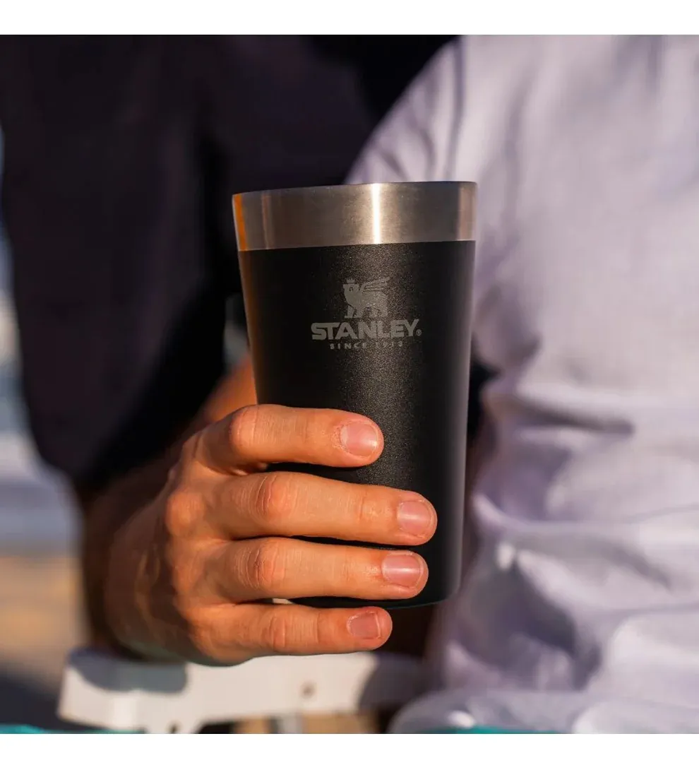 Copo Térmico de Cerveja Stanley Matte Black Preto