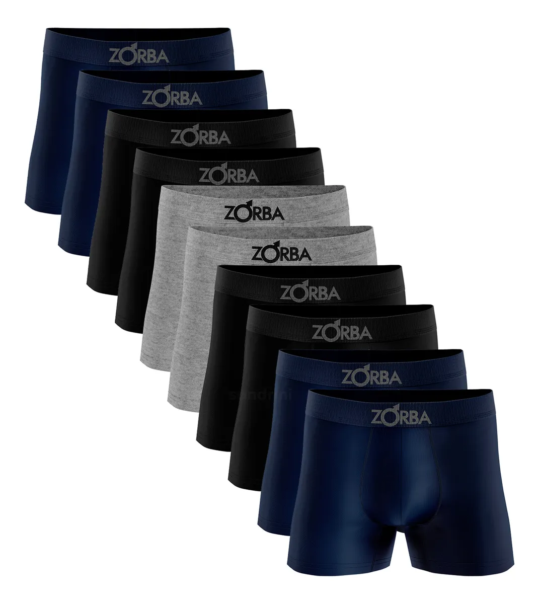Kit 10 Cueca Boxer Zorba