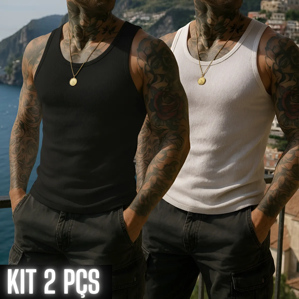 Kit 2 Regatas Americana