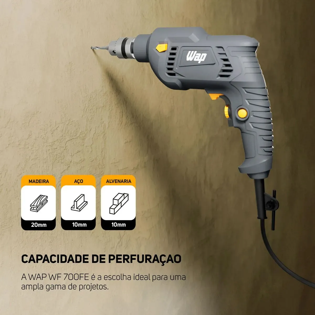 Parafusadeira e Furadeira de Impacto WAP