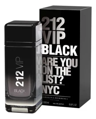 212 Vip Black Carolina Herrera Edp - Perfume Masculino 200ml