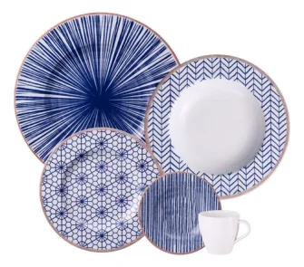 Aparelho de Jantar Tramontina Abstratta 20 Peças Cor Branco Liso