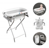 Banheira Dobrável Com Suporte E Termômetro