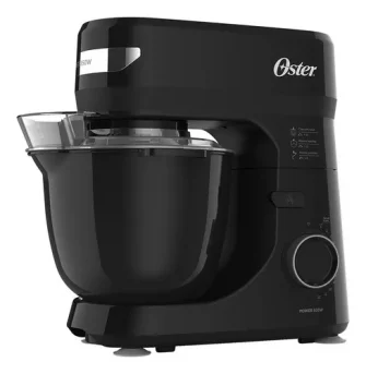 Batedeira Planetária E Bowl Preto 4l Oster 12 Velocidades